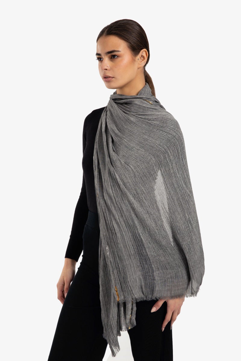 Clue Perforated Rectangular Scarf - Image 2